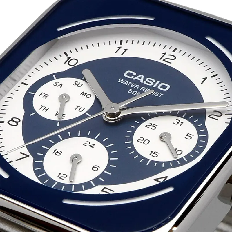 Japan Casio Multifunction Blue Dial Men's Watch- MTP-M307D-2BV
